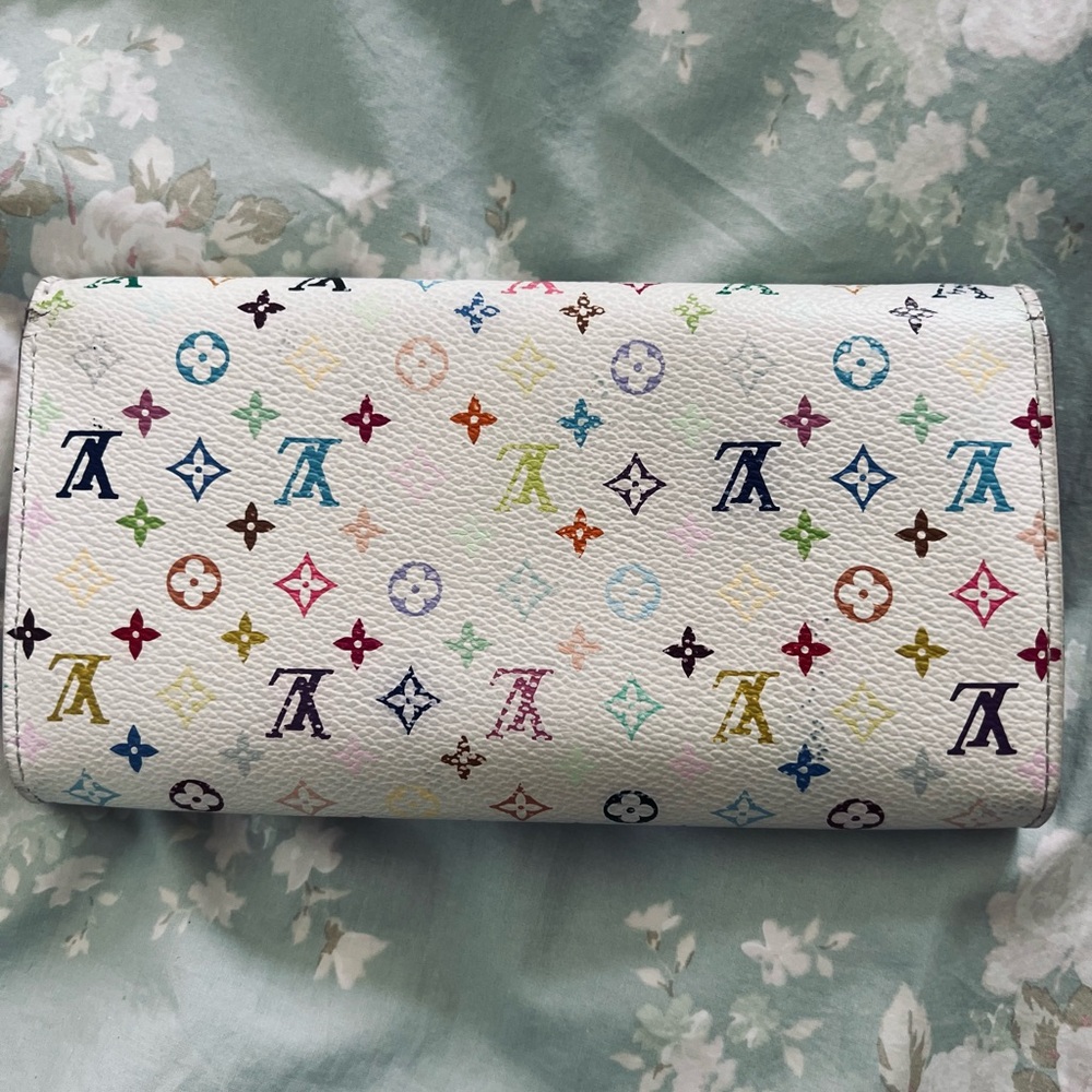 Louis Vuitton Multicolor Monogram Wallet with Gold Chain - Picture 8 of 12
